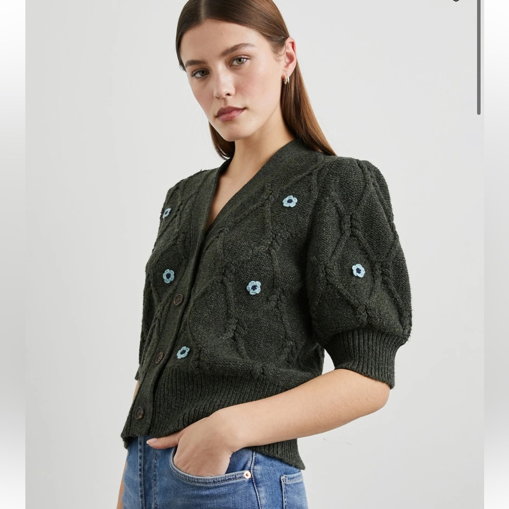 Rails Isla Cardigan Forest Daisies